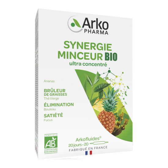 Arkopharma arkofluides bio synergie minceur 20 ampoules Arkopharma arkofluides bio synergie minceur 20 ampoules