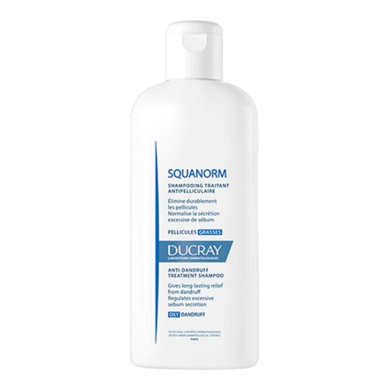 Ducray squanorm shampooing traitant pellicules grasses 200ml Ducray squanorm shampooing traitant pellicules grasses 200ml