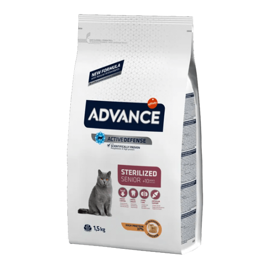 Advance chat sterilized + de 10ans 1.5kg Advance chat sterilized + de 10ans 1.5kg