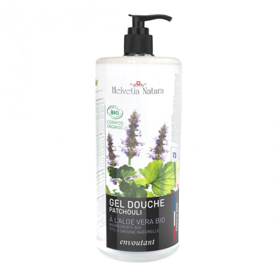 Helvetia Natura Gel douche aloe vera patchouli 1l Helvetia Natura Gel douche aloe vera patchouli 1l