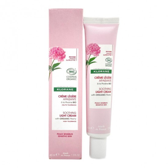 Klorane Crème légère apaisante à la Pivoine bio 40ml Klorane Crème légère apaisante à la Pivoine bio 40ml