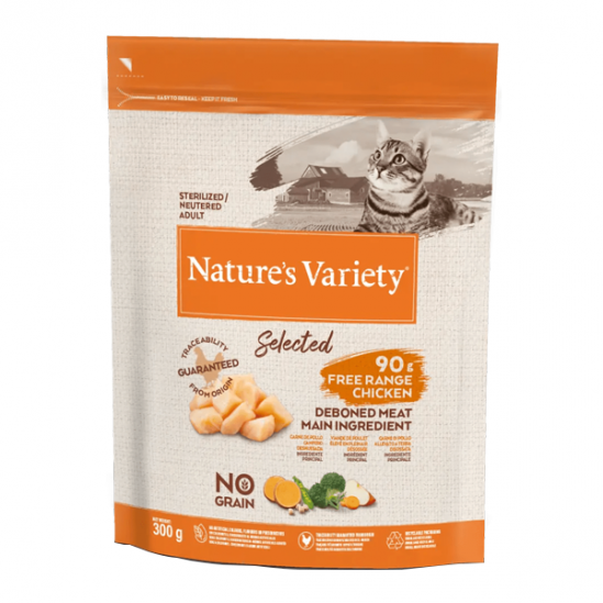 Nature´s Variety Selected poulet pour chat stérilisé 300gr Nature´s Variety Selected poulet pour chat stérilisé 300gr