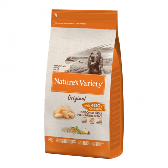 Nature´s Variety Original medium poulet pour chien adulte 2kg Nature´s Variety Original medium poulet pour chien adulte 2kg
