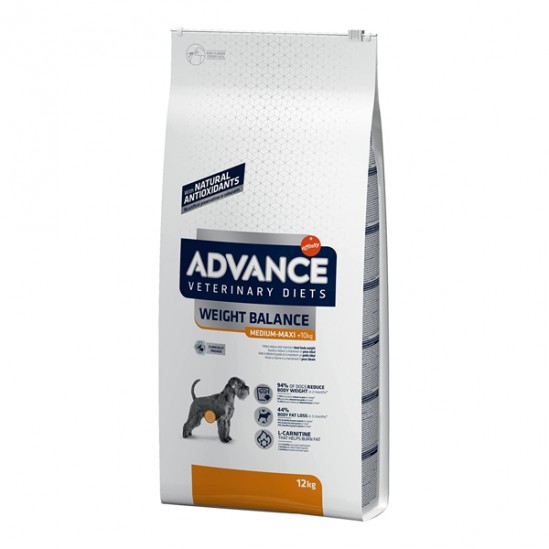 Advance Veterinary diets Weight Balance chien medium/maxi 3kg Advance Veterinary diets Weight Balance chien medium/maxi 3kg