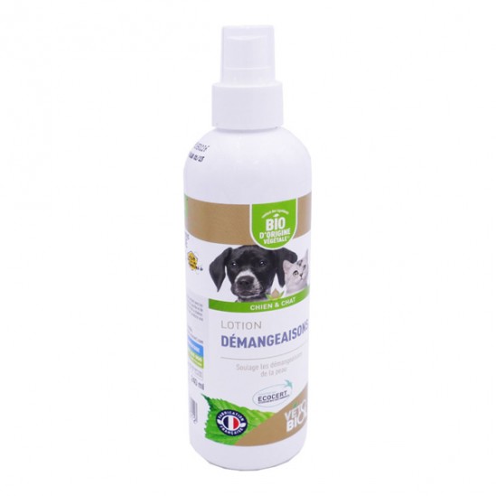 Vétobiol Lotion démangeaison bio chien & chat 240ml Vétobiol Lotion démangeaison bio chien & chat 240ml