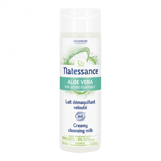 Natessance Aloe vera lait démaquillant velouté 200ml