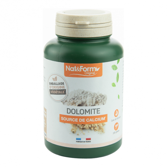 Nat&Form Dolomite 200 gélules Nat&Form Dolomite 200 gélules