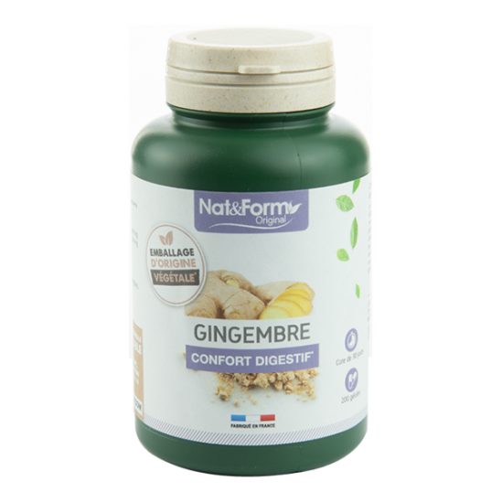 Nat&Form Gingembre 200 gélules Nat&Form Gingembre 200 gélules