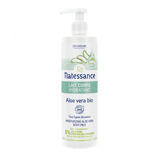 Natessance Lait corps hydratant aloe vera bio 400ml Natessance Lait corps hydratant aloe vera bio 400ml