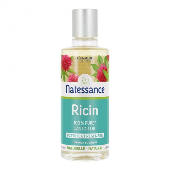 Natessance huile de ricin bio 100ml Natessance huile de ricin bio 100ml