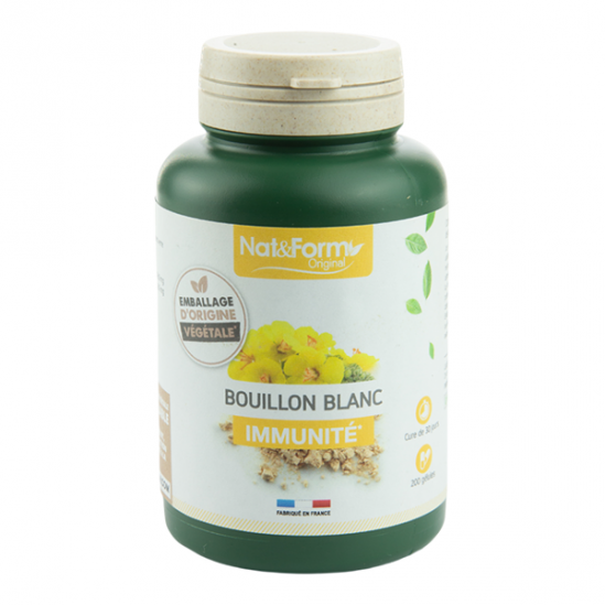 Nat&Form bouillon blanc 200 gélules Nat&Form bouillon blanc 200 gélules