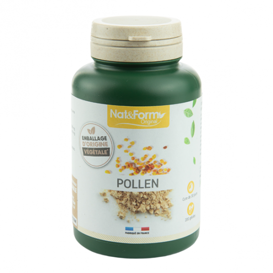Nat&Form pollen 200 gélules Nat&Form pollen 200 gélules