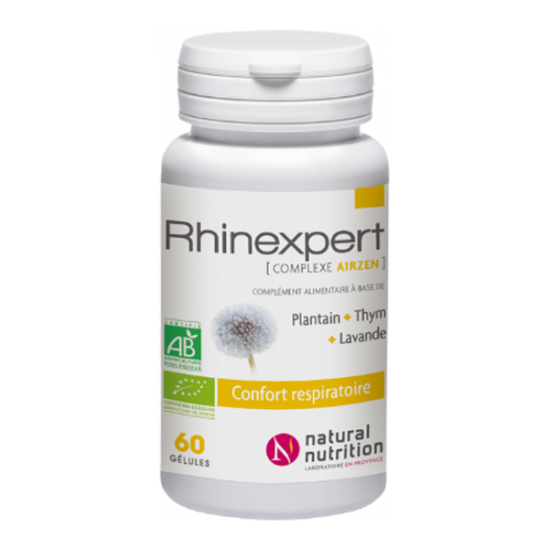 Natural nutrition Rhinexpert bio 60 gélules