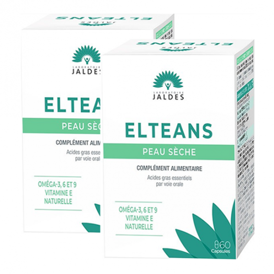 Jaldes Elteans peau sèche lot de 2 x 60 capsules Jaldes Elteans peau sèche lot de 2 x 60 capsules
