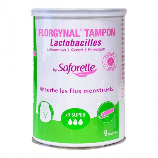 Sforelle Florgynal tampon probiotique - 9 mini Sforelle Florgynal tampon probiotique - 9 mini