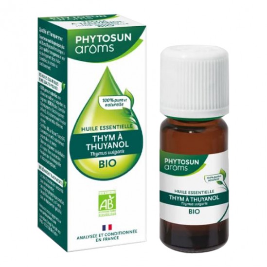 PHYTOSUN AROMS HUILE ESSENTIELLE THYM À THUYANOL BIO 5 ML PHYTOSUN AROMS HUILE ESSENTIELLE THYM À THUYANOL BIO 5 ML