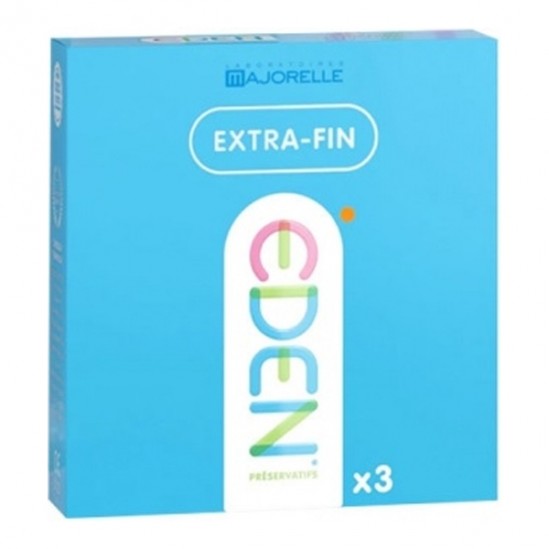 Eden Gen Extra-fin 3 préservatifs