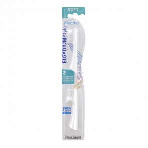 Elgydium Style Electric lot de 2 brossettes recharges Medium