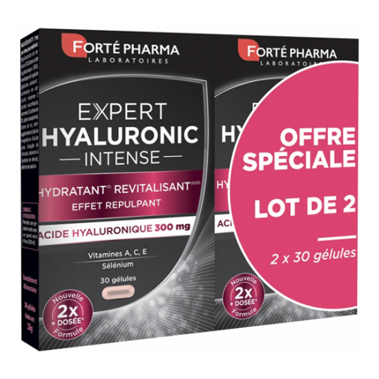 Forté Pharma Expert Hyaluronic intense lot de 2x30 gélules Forté Pharma Expert Hyaluronic intense lot de 2x30 gélules