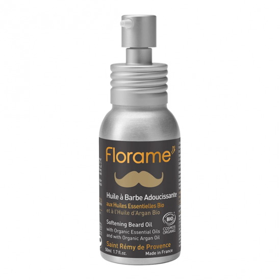 Florame huile à barbe adoucissante bio 50ml Florame huile à barbe adoucissante bio 50ml