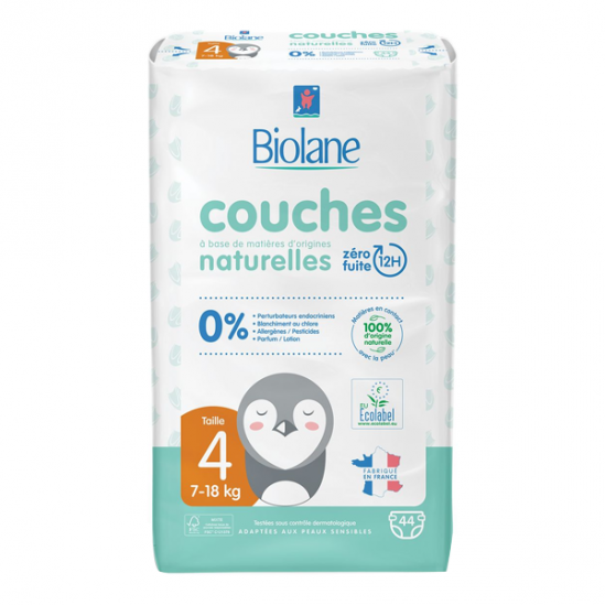 Biolane couche écologiques taille 4 - 7 à 18kg