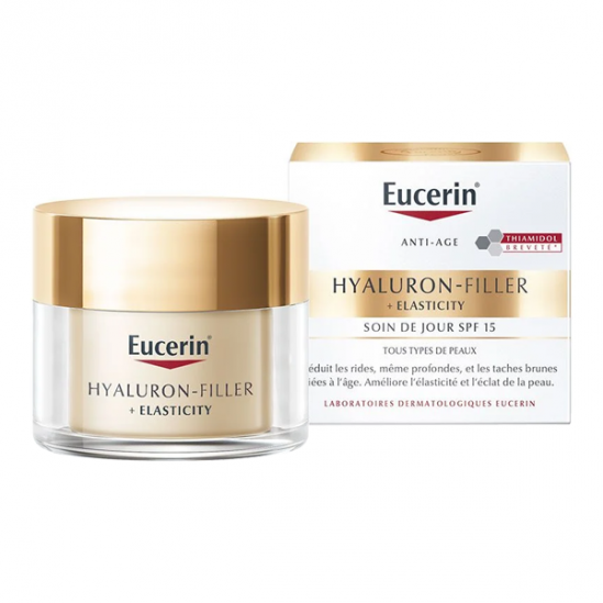 Eucerin Hyaluron-Filler + Elasticity soin de jour spf15 - 50ml Eucerin Hyaluron-Filler + Elasticity soin de jour spf15 - 50ml