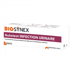 Biosynex Exacto autotest infection urinaire boîte de 3 tests