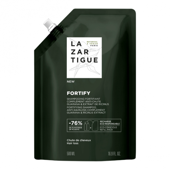 Lazartigue Fortify shampooing fortifiant éco-recharge 500ml Lazartigue Fortify shampooing fortifiant éco-recharge 500ml