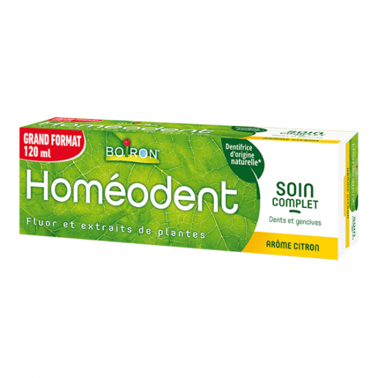 Boiron Homéodent dentifrice soin complet citron 120ml Boiron Homéodent dentifrice soin complet citron 120ml