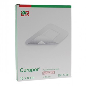 Lohmann Curapor pansement chirurgical 5 x 7cm boîte de 10