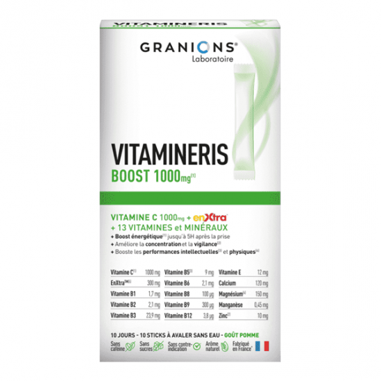 Granions Vitamineris Boost 1000mg - 10 sticks Granions Vitamineris Boost 1000mg - 10 sticks