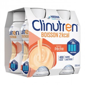 Clinutren Boisson HP/HC+ saveur café sans lactose lot de 4 x 200ml