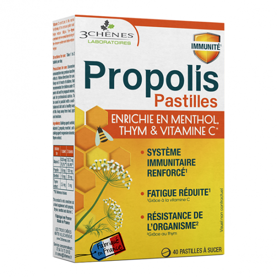 3 Chênes Propolis Pastille 40 3 Chênes Propolis Pastille 40