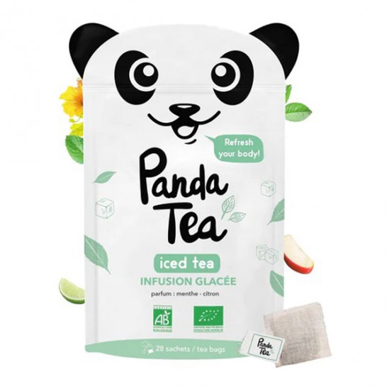 Panda Tea Iced Detox menthe citron 28 sachets Panda Tea Iced Detox menthe citron 28 sachets
