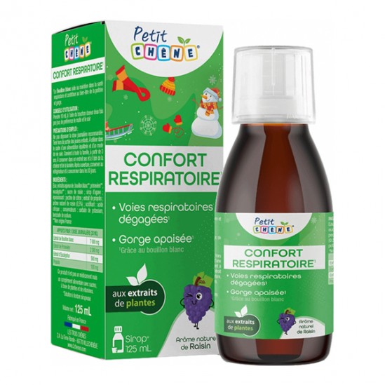 Les 3 Chênes Petit Chêne Confort Respiratoire 125ml Les 3 Chênes Petit Chêne Confort Respiratoire 125ml