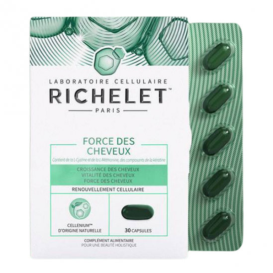 Richelet force des cheveux 30 capsules Richelet force des cheveux 30 capsules