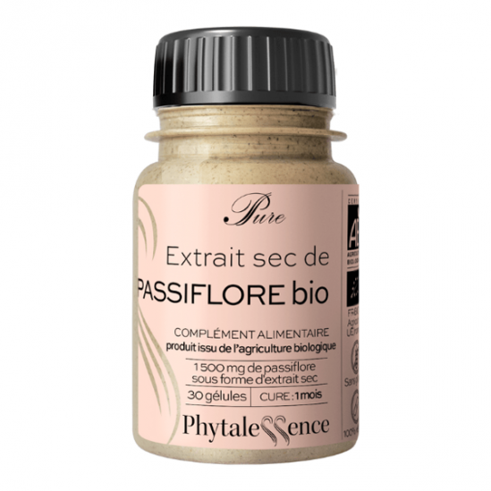 Phytalessence Pure extrait sec passiflore bio 30 gélules Phytalessence Pure extrait sec passiflore bio 30 gélules