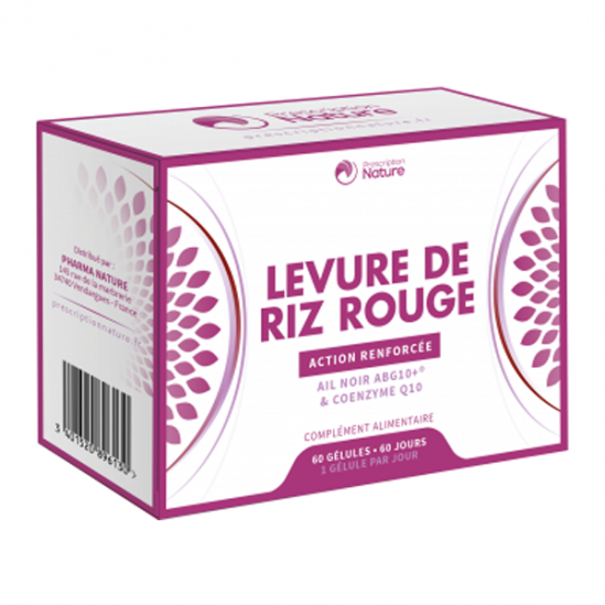 Pharma Nature Levure de Riz Rouge 60 comprimés