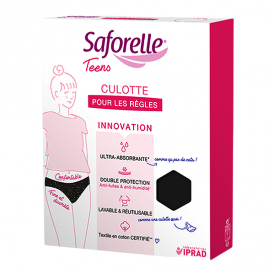 Saforelle Teens culotte menstruelle taille 12 ans Saforelle Teens culotte menstruelle taille 12 ans