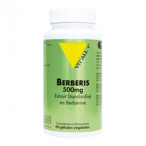 Vitall+ Berberis 500mg 60 gélules