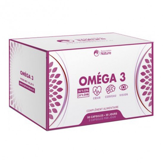 Prescription Nature Omega 3 - 90 gélules Prescription Nature Omega 3 - 90 gélules