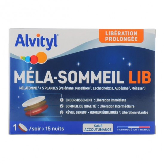 Alvityl Méla-Sommeil Lib 15 comprimés Alvityl Méla-Sommeil Lib 15 comprimés