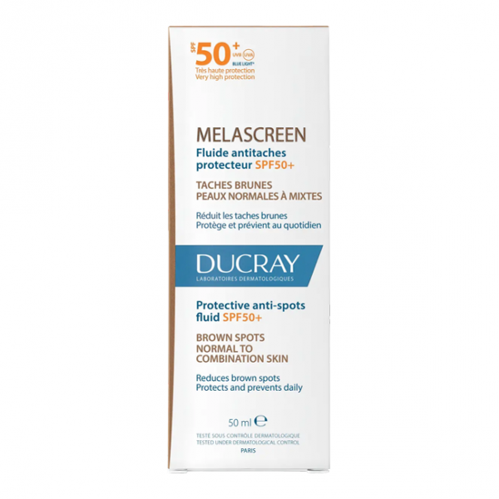 Ducray Melascreen fluide antitaches brunes protecteur spf50+ 50ml Ducray Melascreen fluide antitaches brunes protecteur spf50+ 50ml