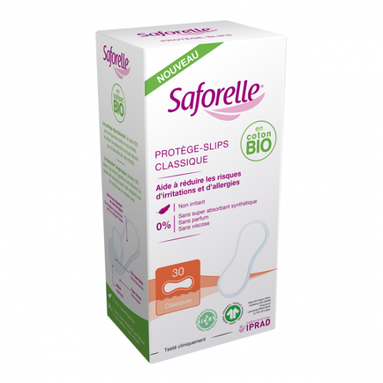 Saforelle 30 protège-slips classique bio Saforelle 30 protège-slips classique bio