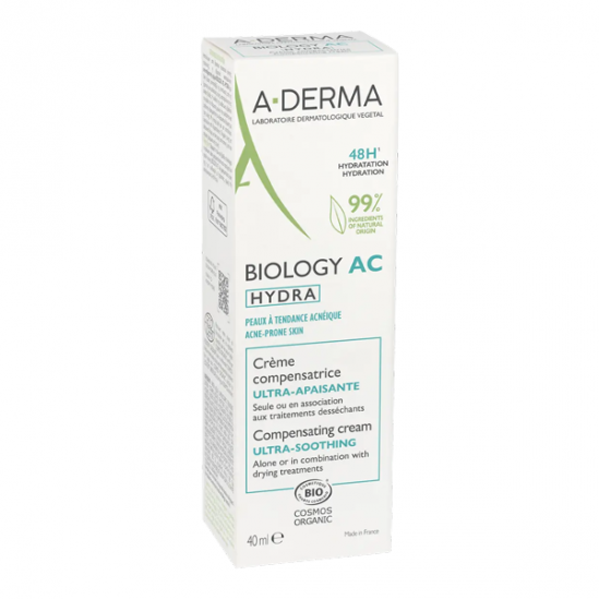 A-Derma Biology AC Hydra crème compensatrice ultra-apaisante 40ml A-Derma Biology AC Hydra crème compensatrice ultra-apaisante 40ml