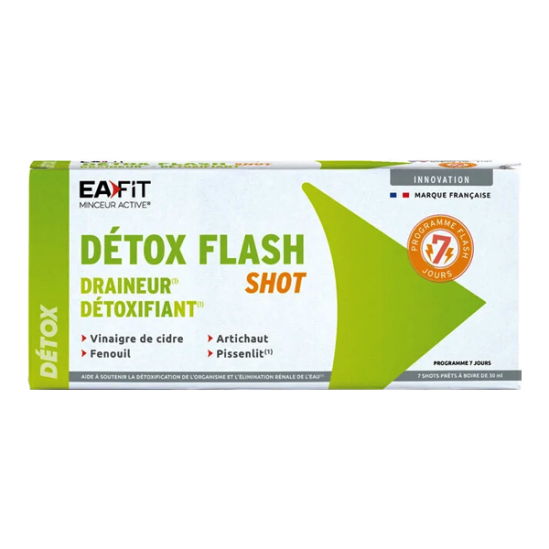 Eafit Détox Flash 7 Shots de 30ml Eafit Détox Flash 7 Shots de 30ml