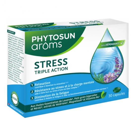 Phytosun Arôms Stress triple action 30 capsules
