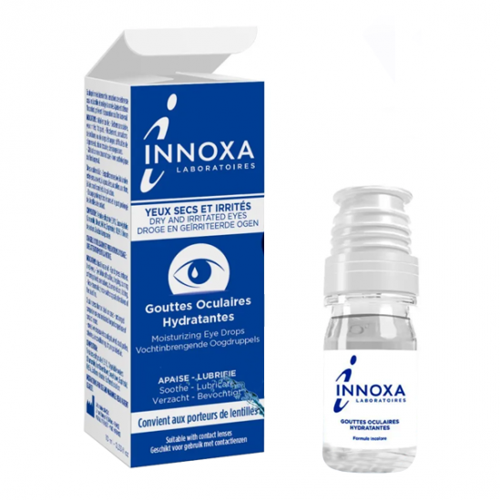 Innoxa gouttes oculaires hydratantes yeux secs et irrités 10ml Innoxa gouttes oculaires hydratantes yeux secs et irrités 10ml