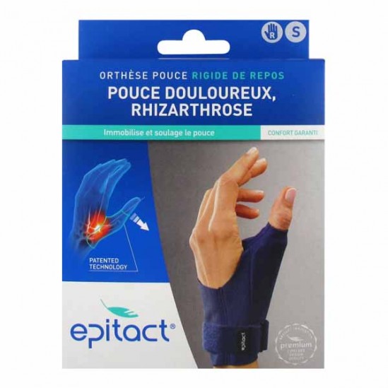Epitact Orthèse Rigide de Repos main droite Taille S Epitact Orthèse Rigide de Repos main droite Taille S