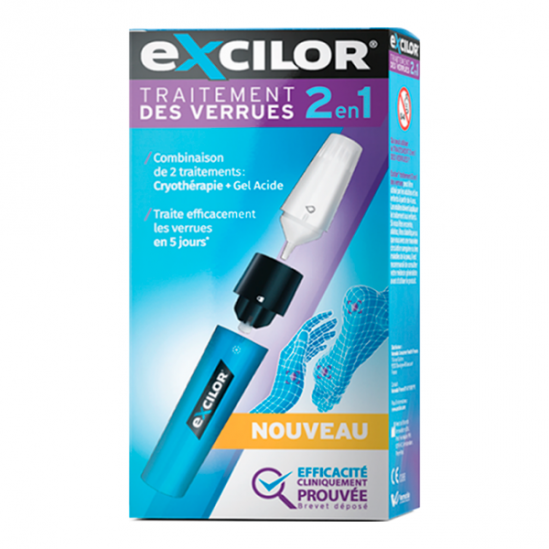 Excilor Traitement des Verrues 2 en 1 - 4ml Excilor Traitement des Verrues 2 en 1 - 4ml